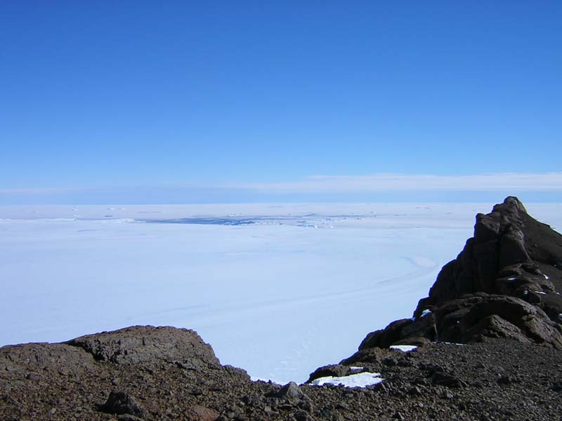 View towards the Rookery Islands, Mt Parsons ridge, East Antarctica
