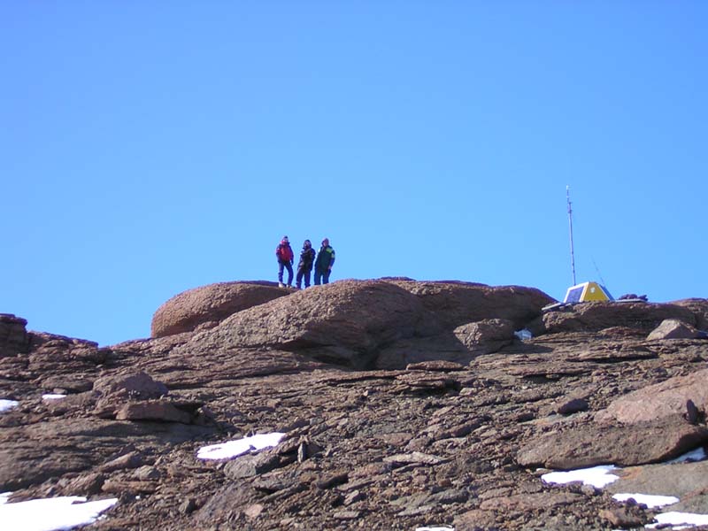 Reaching the Summit of Mt Parsons, East Antarctica