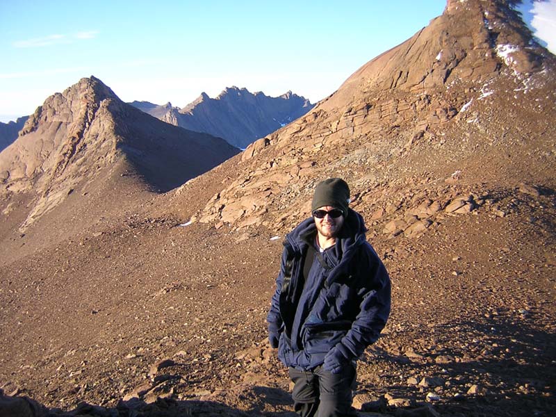Me on the Hill, Central Masson Range, East Antarctica