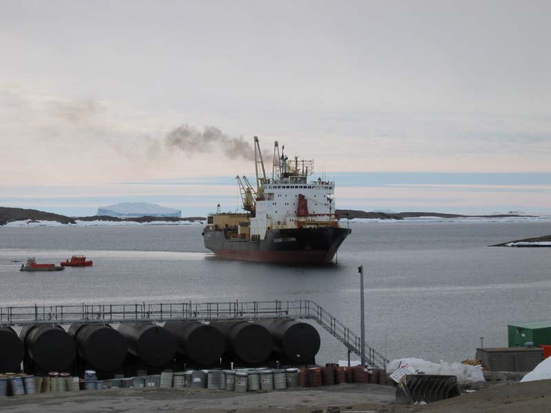 Vasiliy Golovnin in Horseshoe Harbour, Mawson, Antarctica