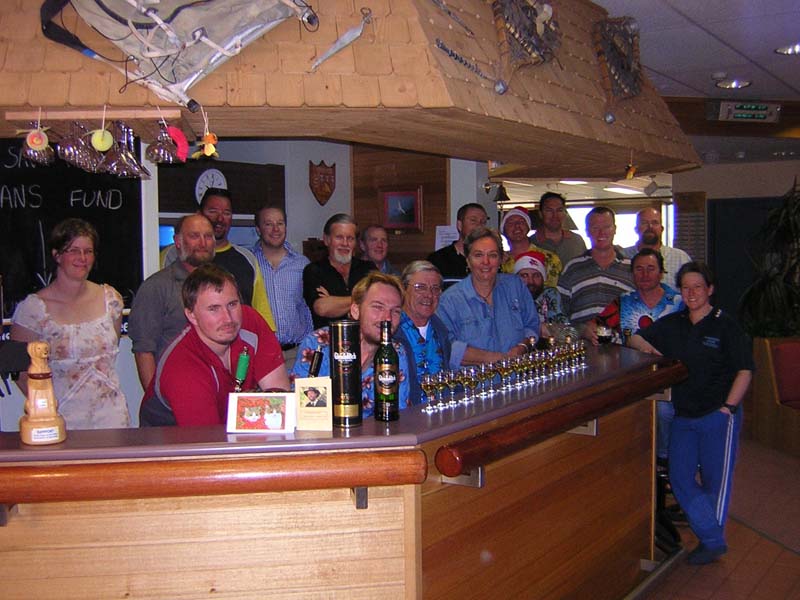 Christmas Toast to Sax, Mawson Bar, Antarctica
