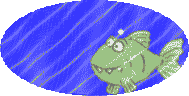 looking at a fish through a porthole animation