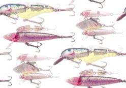 tiled fishing lure wallpaper
