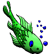 right fish green feeding