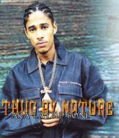 Layzie Bone from the 'Thug By Nature' cd cover