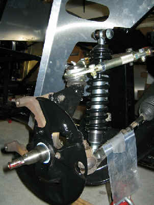 Front Suspension with dust plate