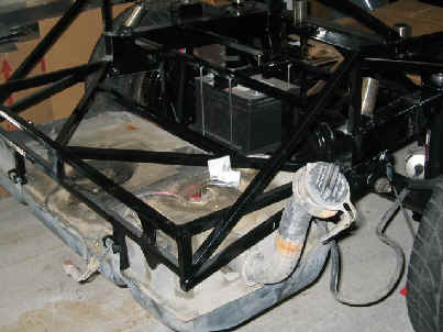 mounted gas tank