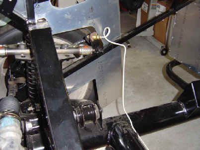front right brake line