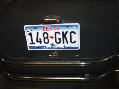 license plate