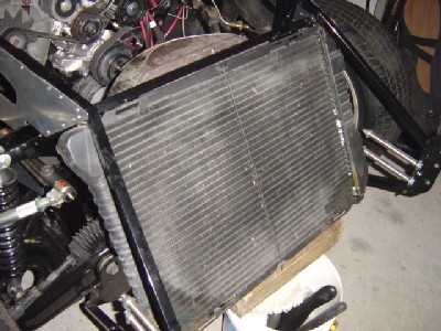 radiator in frame