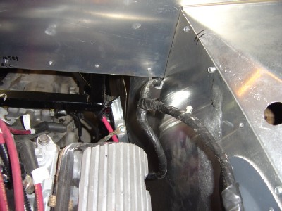 wiring in engine compartment