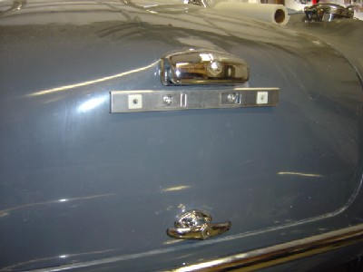 trunk light a license plate