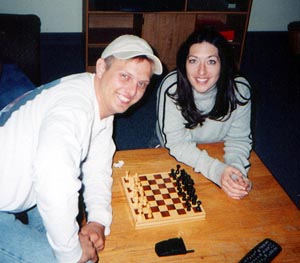 a FRIENDLY game of chess