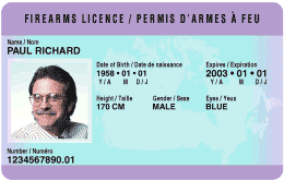 Canadian Firearms Possession and Acquisition Licence