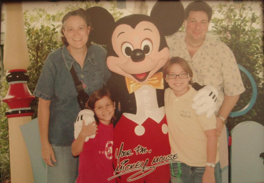 Boyne Family at Hong Kong Disneyland, 2006
