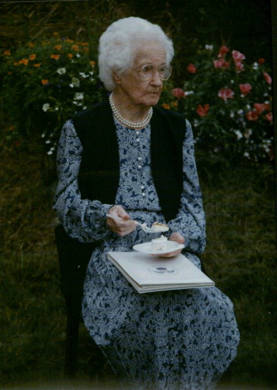 My Aunt Catherine(Keating) Costigan on her 100th, birthday