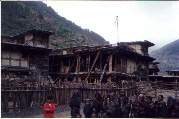Houses in Mugu Village