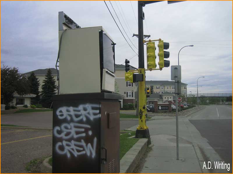 This was in front of my apartment one day.