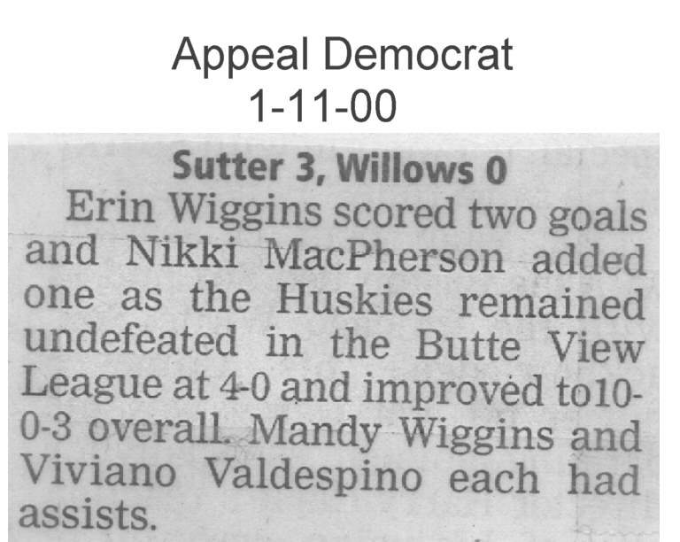 Sutter 3   Willows 0