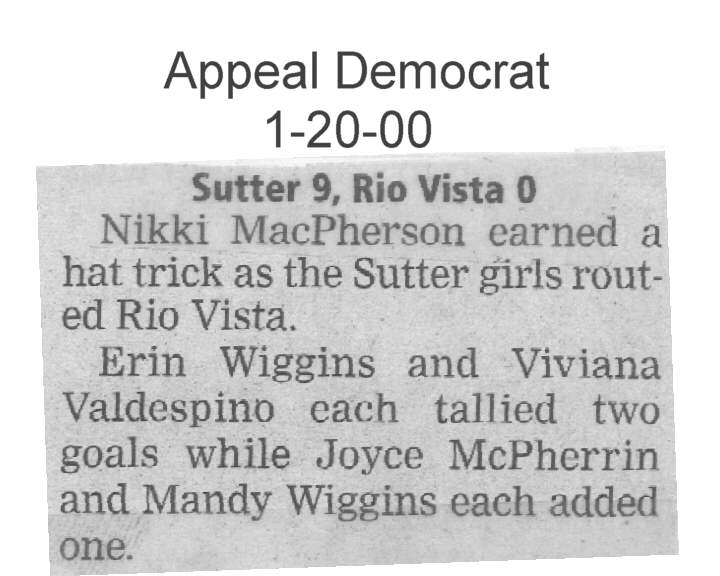 Sutter 9   Rio Vista 0