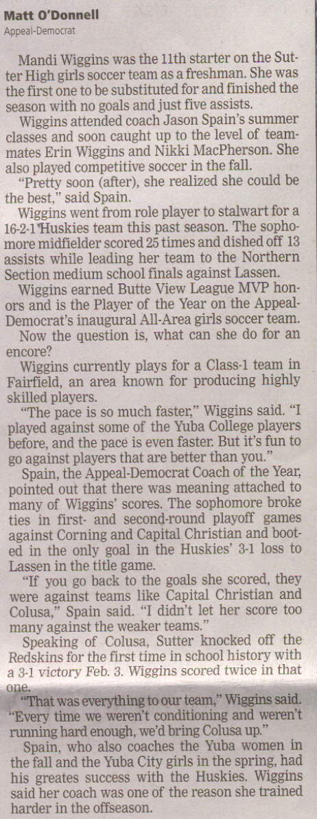 Player of the Year