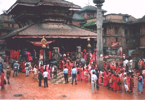 A Hindu ritual in Bhaktapur that takes place only once very year.