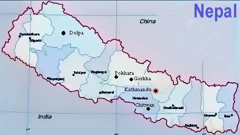 Map of Nepal
