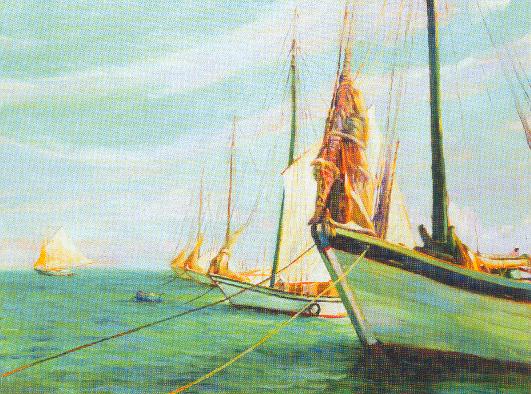 Anchored Sloops