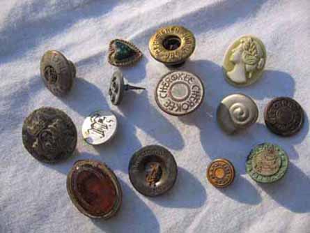 You will find a wide variety of buttons.