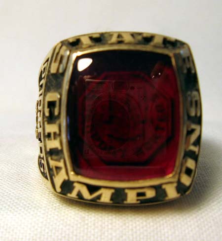 Not too many like this. Can you see the school logo in the stone? Click to go to Whites Website.
