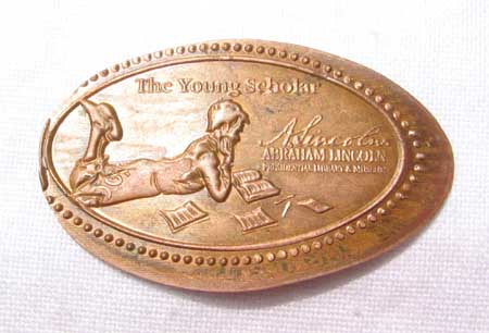 This was made by flattening a penny.
