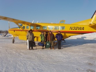 Bush Plane in Birch Creek, Alaska