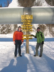 Alex & Robin at the Alaska Pipeline