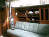 Cabin heater and Storage -- starboard side