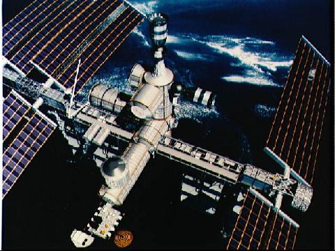 Artist's drawing of the Space Station