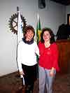 Presidenta y Vicepresidenta de Rotary Club Hernando
