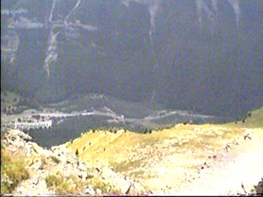 El valle de Ordesa al fondo