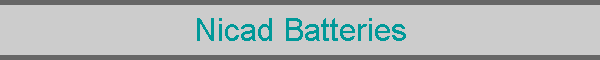 Nicad Batteries