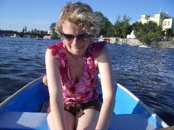 Regina rowing vigorously
