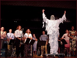 scott the bandleader leads the middle-school goblins last Monday...
