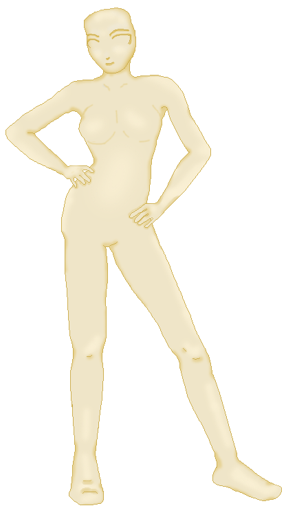 I call my newest base Ulala.&nbsp; And you can tell that yet AGAIN I forgot to shrink the image before i lined and and shaded.&nbsp; Also my first base done ALL in&nbsp; Adobe.