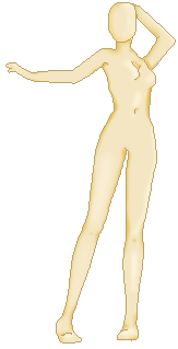 And this is Ulala2, but SMALL!!! I made one reasonably sized!&nbsp; I modeled after a picture of Rikku, from FFX, but the arm is all weird cuz of the angle, sorry!