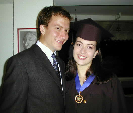 Sara y su hermano Aurelio Cisneros Rodriguez