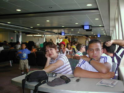 En el Ferry - regresando de Margarita