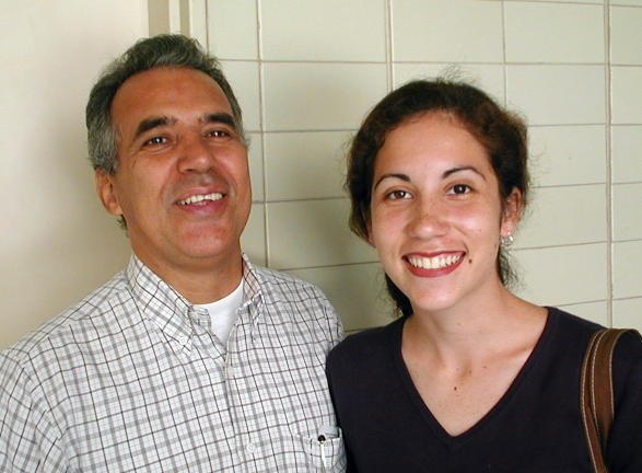 Reynaldo Misle y su hija Mildrey