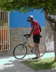Regresando de pedalear