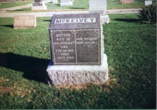 John McKelvey and Jane Logan Tombstone
Jan. 20, 1826-Jun. 9, 1911 Feb 2, 1832-Feb. 25, 1898