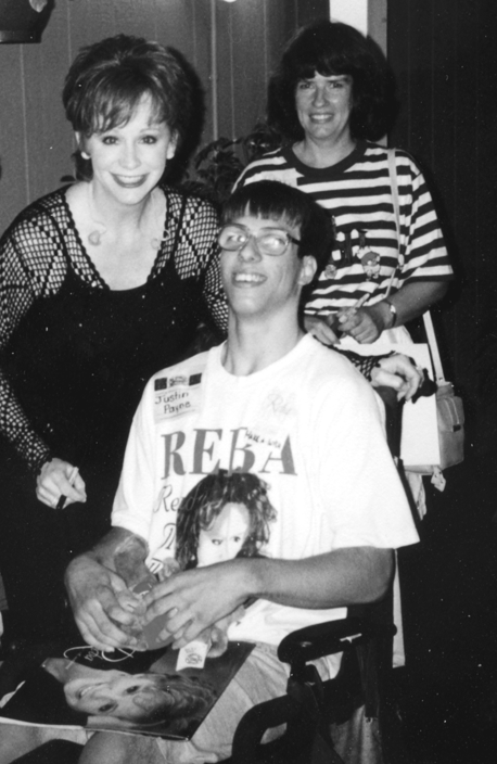 Reba with Justin