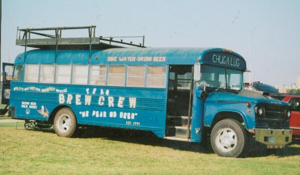 TEAM BREW CREW bus photo