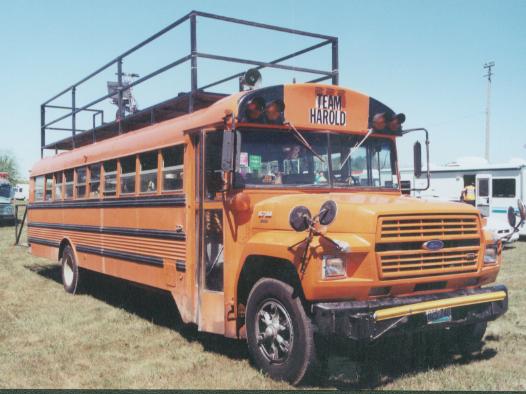 TEAM HAROLD bus photo